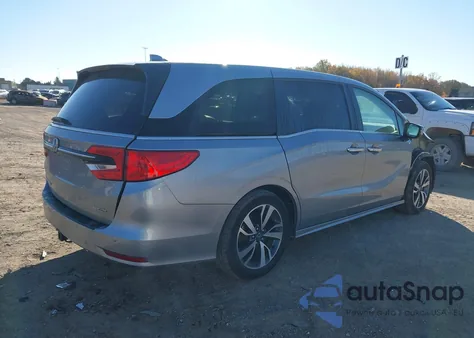 2022 Honda Odyssey Touring from USA, damaged, VIN 5FNRL6H87NB067599